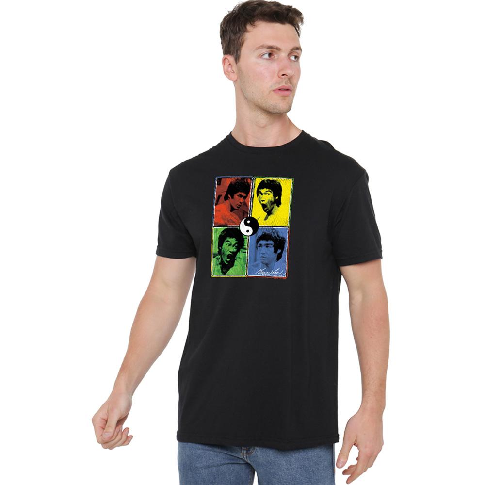 Bruce Lee Unisex Adult Enter Color Block T-Shirt