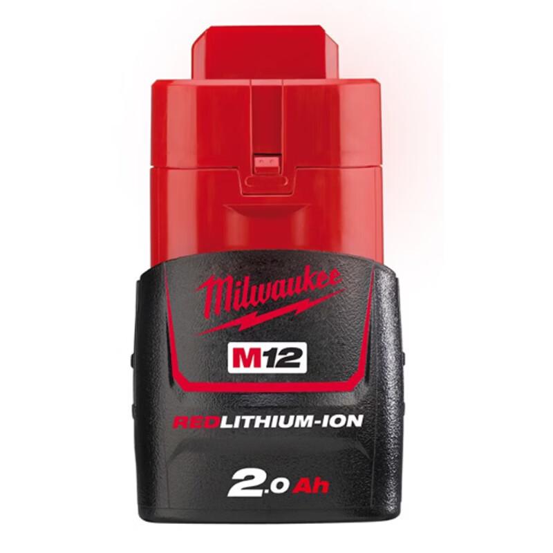 Milwaukee M12B2 2.0Ah Red Lithium-Ion Battery