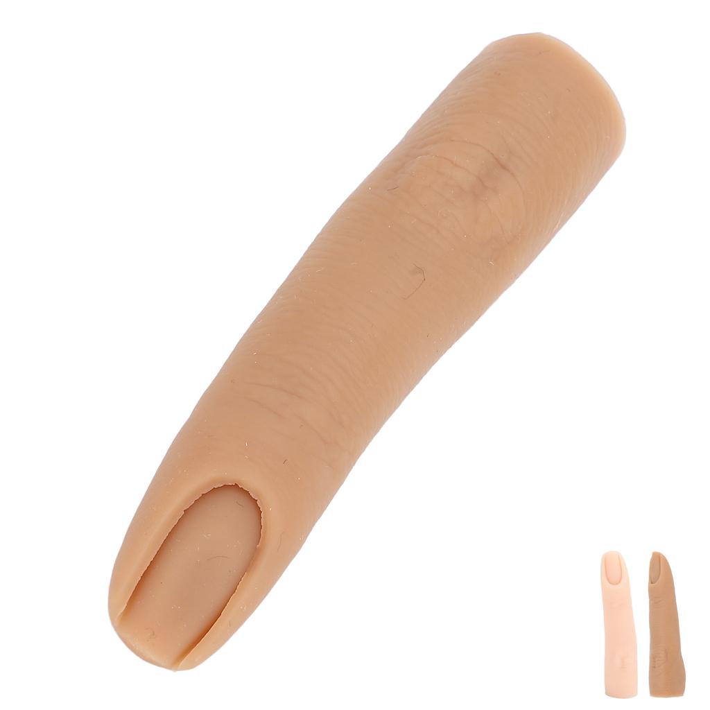 Silicone Practice Fingers for Acrylic Nails Soft To Touch Realistic Flexible Bendable Nail Training 
