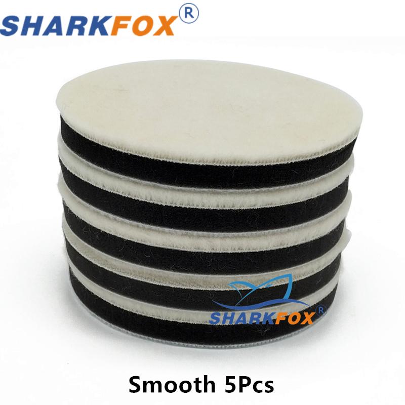 Sharkfox Car Soft Wool Buffing Polishing Pad Professional Detailing Mixed Auto Wash Maintenance Accessories