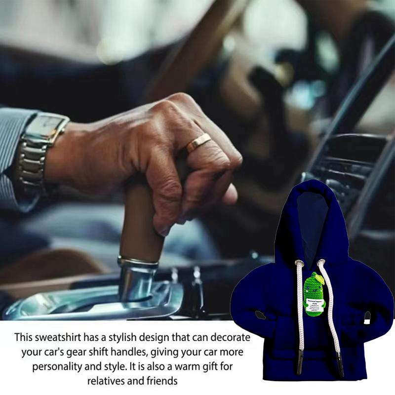 Hoodie Car Gear Shift Cover Fashion Gearshift Hoodie Car Gear Shift Knob Cover Gear Sweatshirt Change Lever Cover