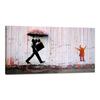 Banksy Інтер'єрне Мистецтво Великий Banksy Кольоровий Стіна Кімната Картина в Рамці, Панель, Постер, Дощ, Для Підвішування, Декор, Ванна Кімната, Передпокій, (40x80см)