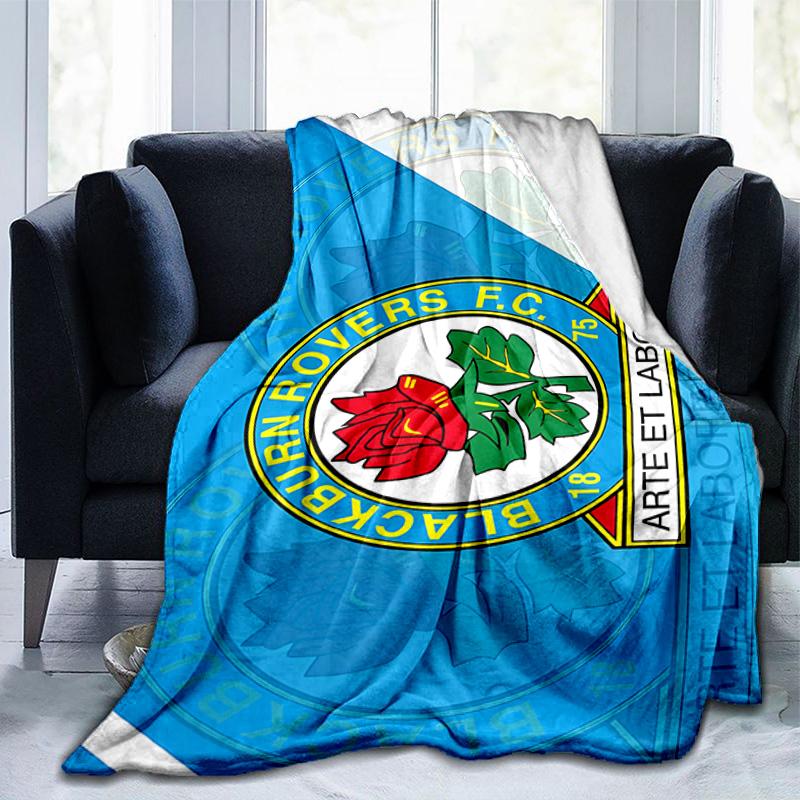 Rovers Crest Football Club Bedruckte Decken Weiche Flanelldecken für Sofa Bett Geschenke für Männer Frauen Picknickdecke Weihnachtsgeschenke