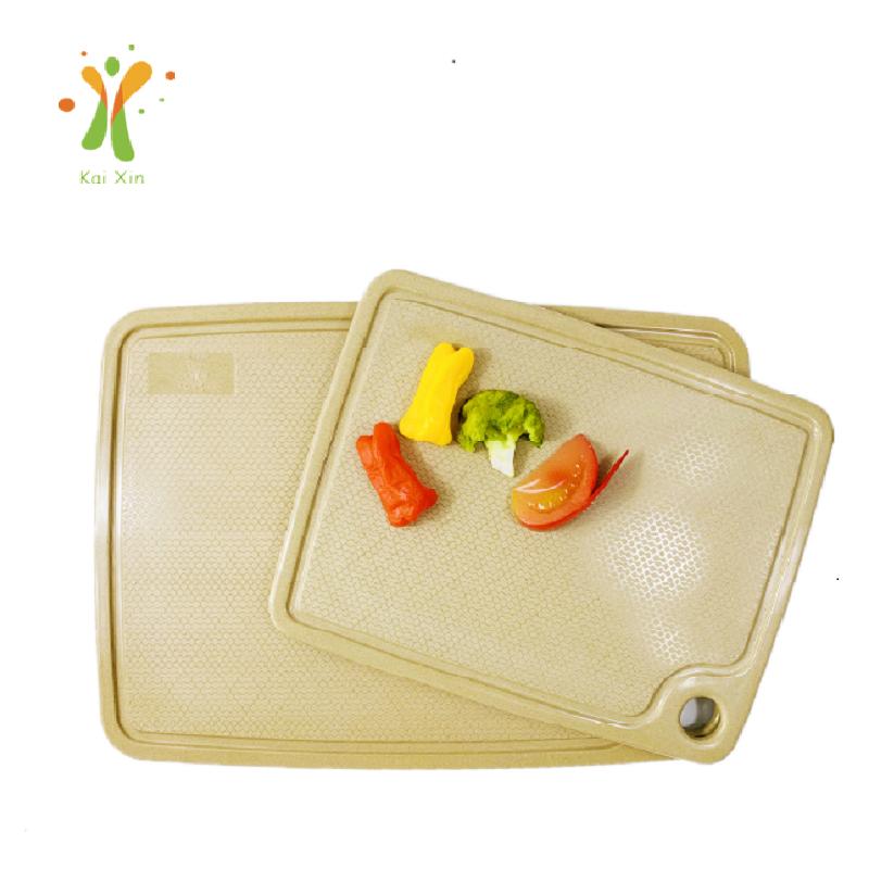 OEM ODM Private Label Sustainable Kitchenware Supplier Rice Husk Cutting Board 400*280*8.5mm
