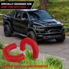 Tow Hook Covers Fit for RAM 1500 2019-2024,Custom Car Front Hitch Cover for 2019-2024 RAM 1500 Accessories(Not Fit for RAM 1500 Classic,Warlock,RAM
