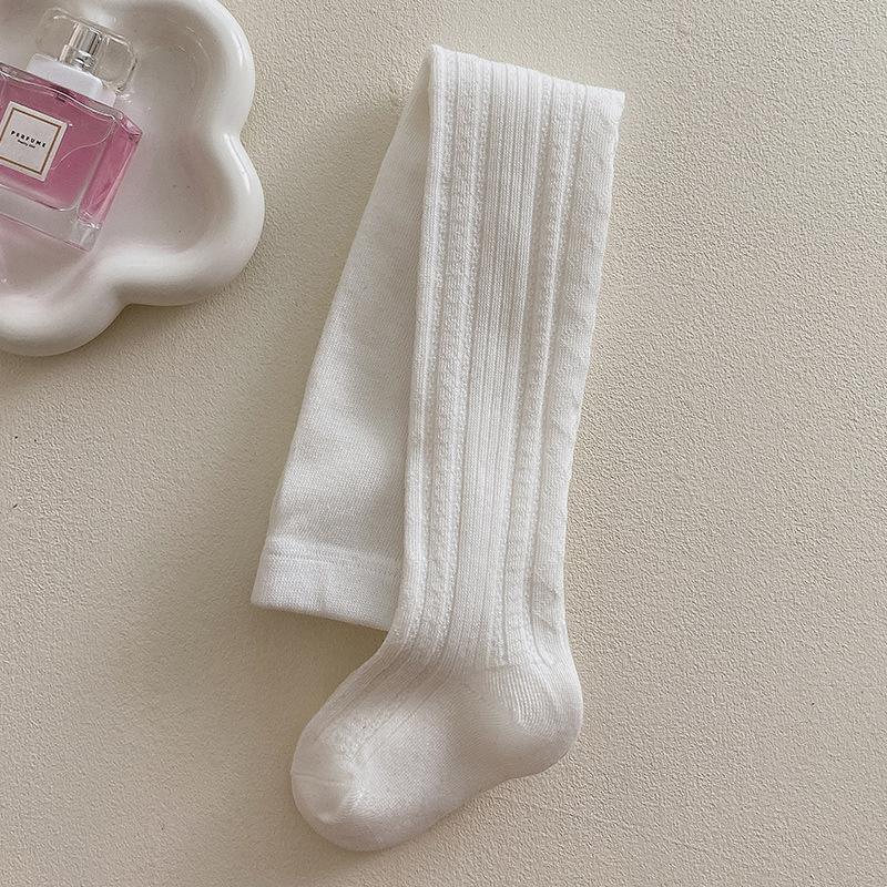 Höst Nya Flickors Underdel Tights Stickade Baby Underdel Strumpor Baby Barn Tights Grossist Bomull