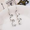 Women Frosted Spiral Pendant Dangle Earrings Fashionable Geometric  Eardrop Jewelry for Ladies