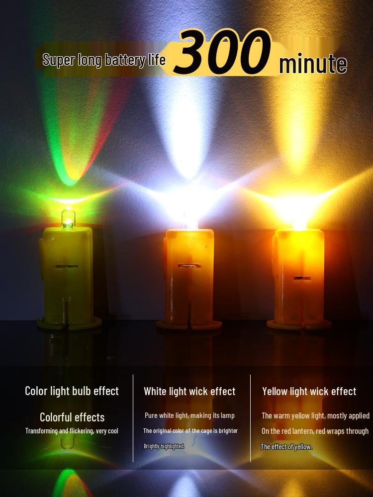 LED Lantern Wick Beads Kit: DIY Colorful Luminous Lights for Kids
