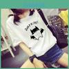 Trendy Summer Korean Style Women Short Sleeve T-shirt In Fashionable Loose Fit With Beautiful Print Designs Available In Multiple Sizes