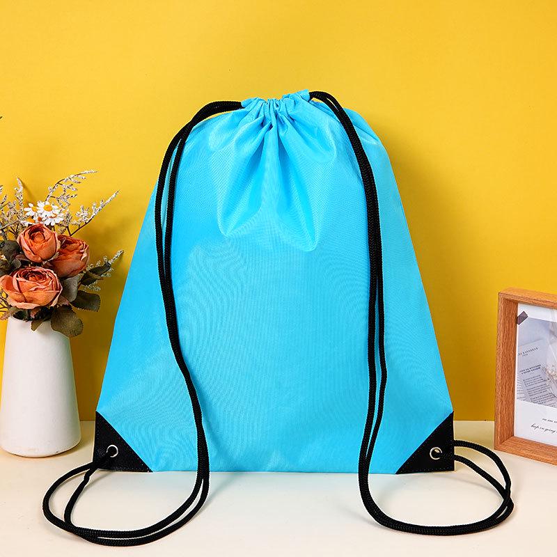 Waterproof 210D Oxford Polyester Sports Drawstring Bag