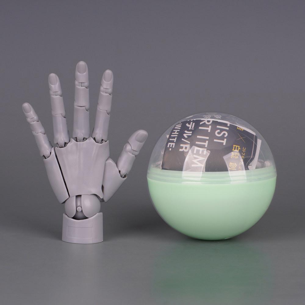1/2 Scale Mini Hand Figure Gashapon Action Figure Model Toys Highly Articulated Finger Joints Right Hand for Drawing Sketch