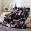 1Pc Ethereal Violinist Shadows Blanket For Couch Bed Plush Cozy Fuzzy Blanket Super Soft Warm Blankets For Fall And Winter 0918164