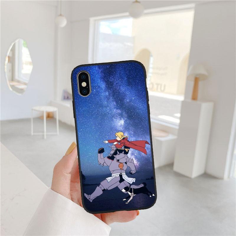 LO45 Fullmetal Alchemist Soft Shell Phone Case for Redmi Note 10 11 12 Pro Max 10S 10C 10T 11A 11S 12S 12C
