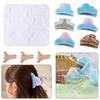 Shark Hairpin Silicone Mold Headdress Hair Pin Decorative Casting Mold Headwear Mold DIY Craft Jewelry Making Supplies