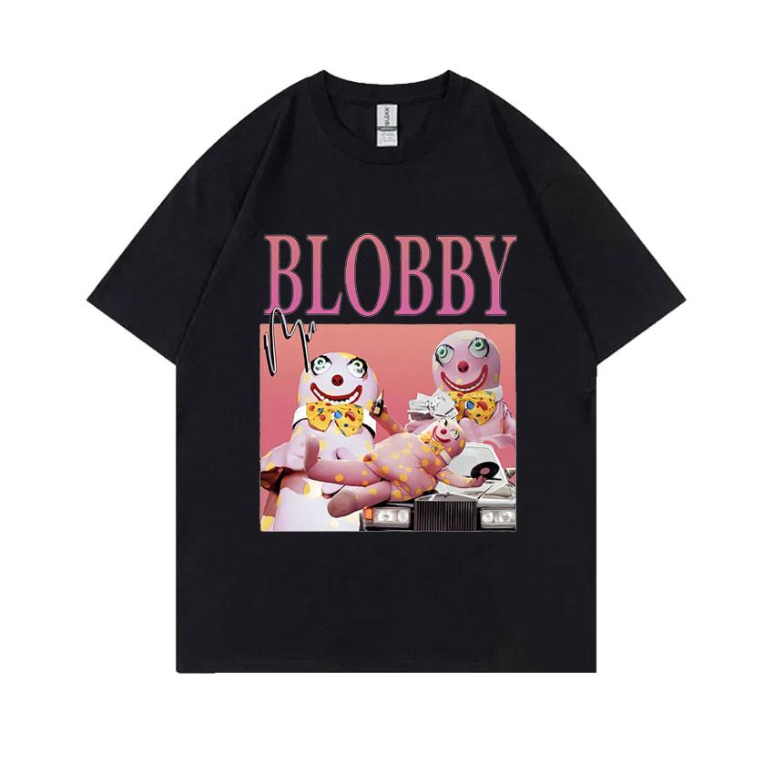 Mr Blobby Funny Meme Tshirt Unisex Women Joke Humor Tshirt Male Fashion Vintage Short Sleeve Unisex Pure Cotton Crewneck T Shirts