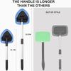 Extendable Windshield Cleaner Tool, Detachable Window Wash Brush for Car Truck RV Boat, Interior Exterior Glass Cleaning Tool
