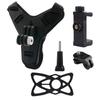 5 in 1 Kits Motorcycle Helmet Chin Mount Holder Rotatable Mobile Phone Strap with Silicone for Hero Sports Action Camera