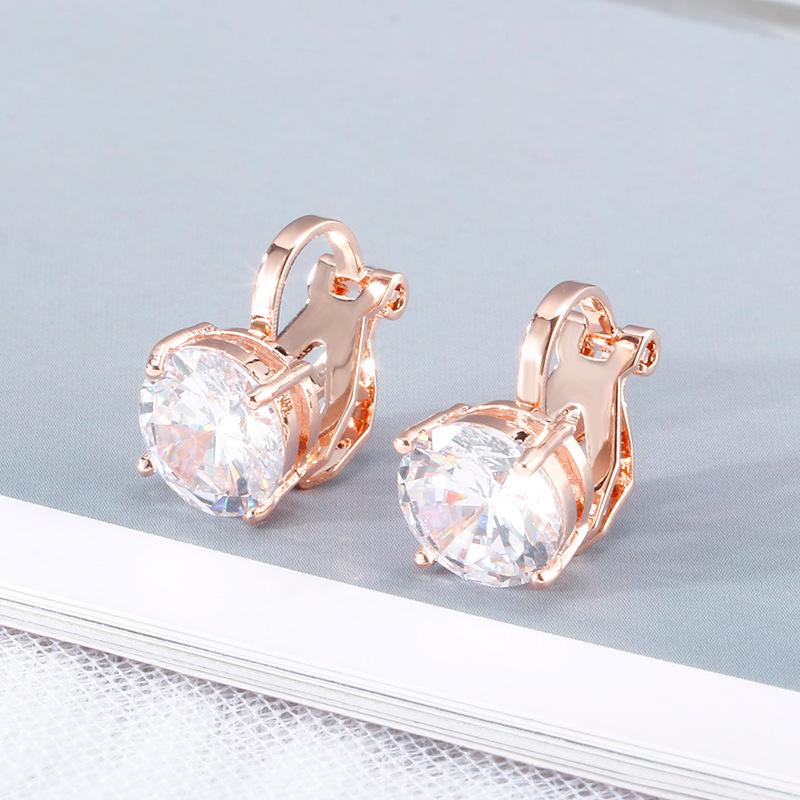 Korean Earless Zircon Earrings: Luxury, Painless, Fashionable Clips