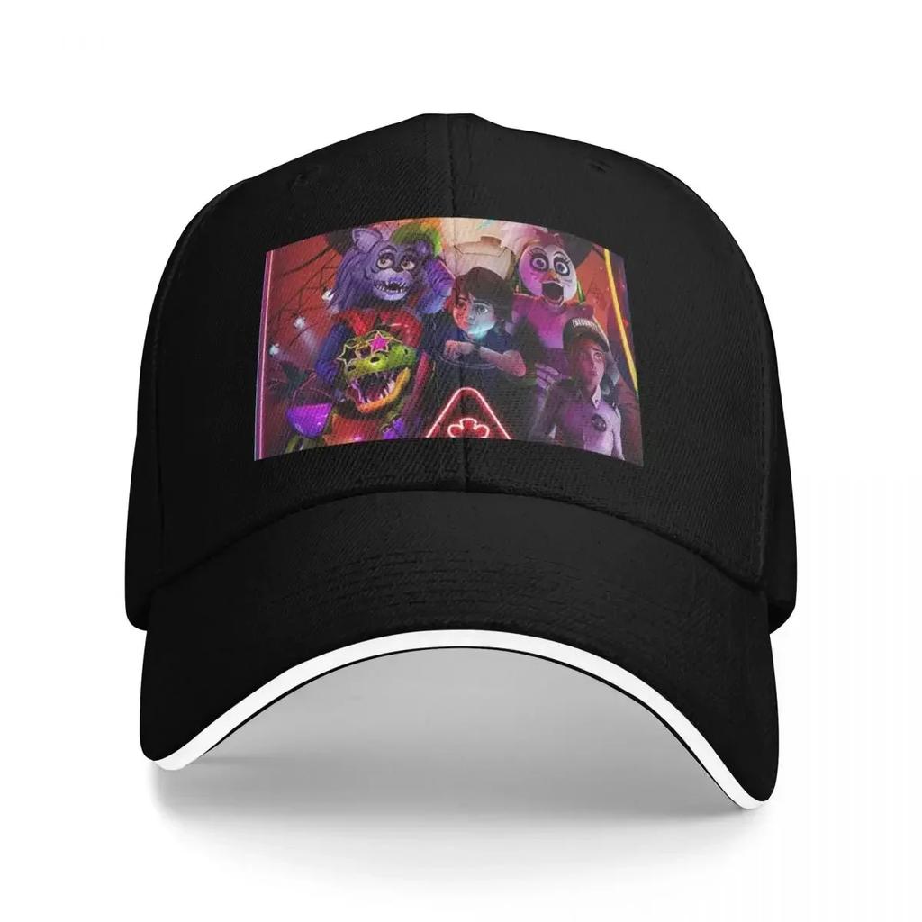 FNAF Movie Poster Baseball Cap cute Trucker Hat Hat Beach Golf Women Unisexs