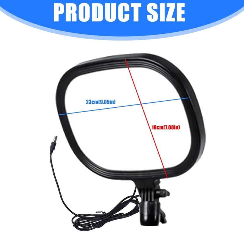 Transportable Phone Camera Hoop Light With Stand Stand Light Control For Content Creation Photography