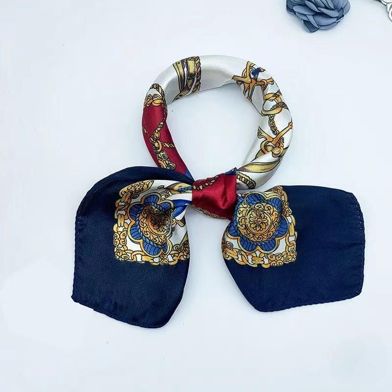 

Модный женский профессиональный шарф, декоративный шейный платок и многоцелевой шелковый шарф для женщин 50-50