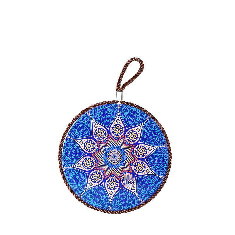 Ceramiczna podkładka pod garnek w stylu chińskim, chroniąca przed oparzeniami i zarysowaniami, na stół w jadalni