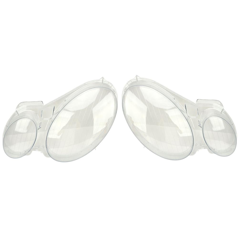 1 Pair Car Headlight Lens Cover Clear Headlight Lens Housing Replacement for Benz E Class W211 E280