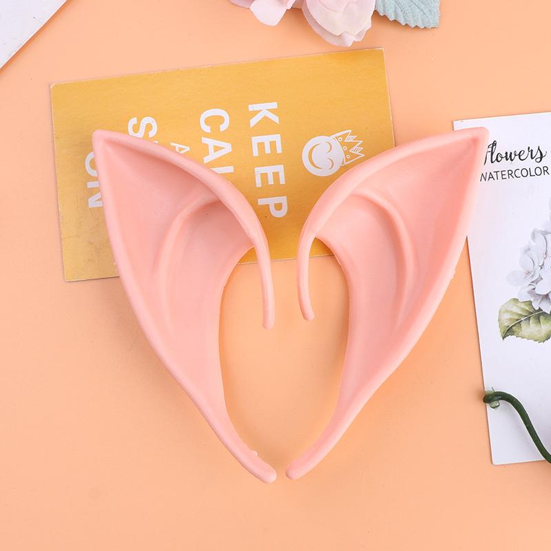 Mysterious Angel Elf Ears Latex Ears for Fairy Cosplay Costume Accessories Halloween Decoration Photo Props Adult Kids Toys