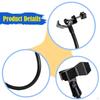 Gooseneck Desktop Mic Stands Holder Portable Space Saving Stand for Pipes Lectures