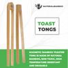 Bamboo Food Clamps With Magnetic Design For Safe And Easy Food Serving