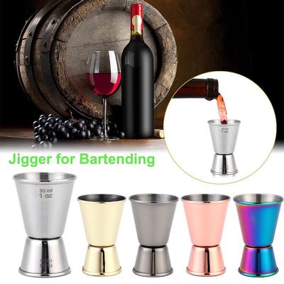 304 Stainless Steel Measure Jigger for Bartending 1/2-1oz Japanese-Style Mug Dual Shot Shaker Drinking Spirit