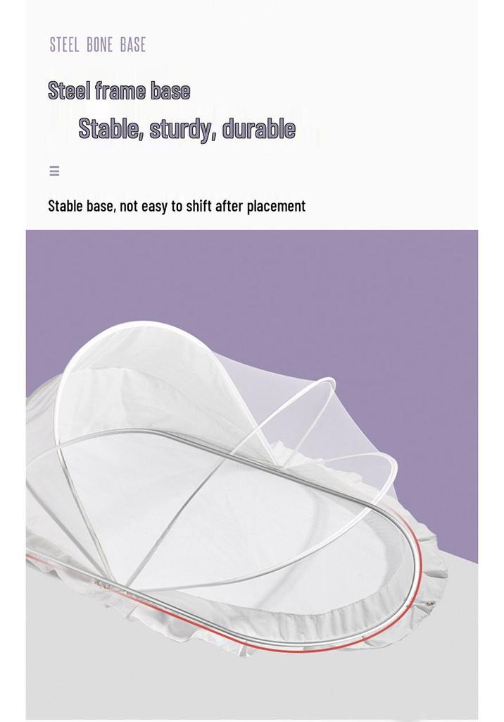 Foldable Blackout Crib Mosquito Net - Universal Newborn Full Cover