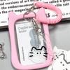 Cartoon Card Holder Idol Photo Protective Case Photocard Holder Unisex Kawaii Campus Card Cover Transparent Simple Card Cover