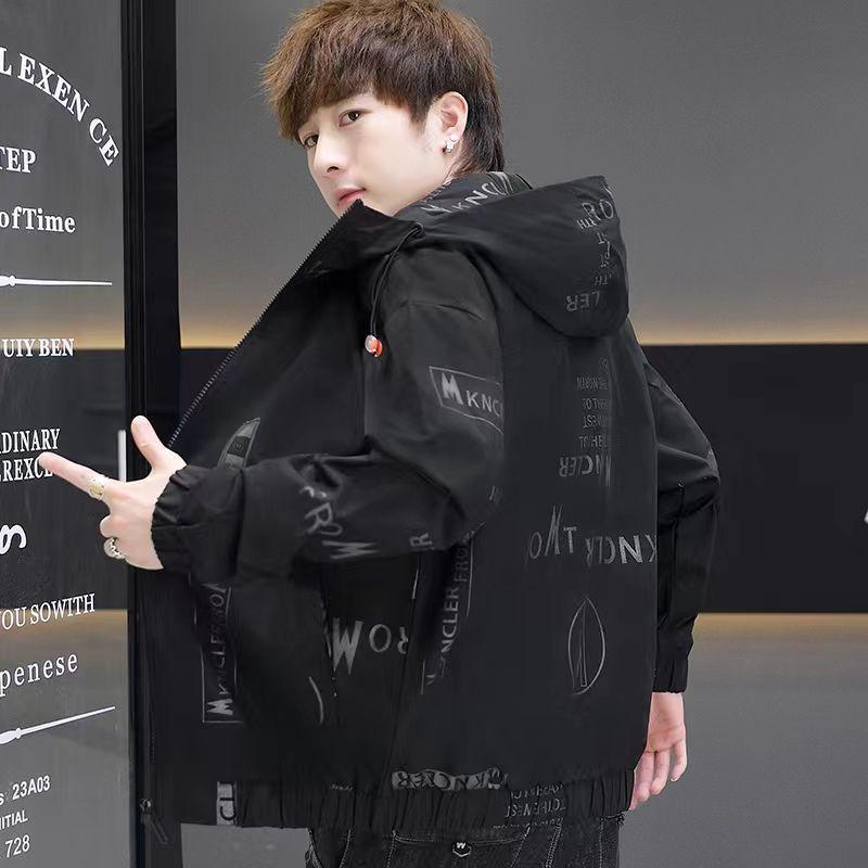 Men's Hooded Slim Fit Jacket - Trendy Spring/Autumn 2025 Style