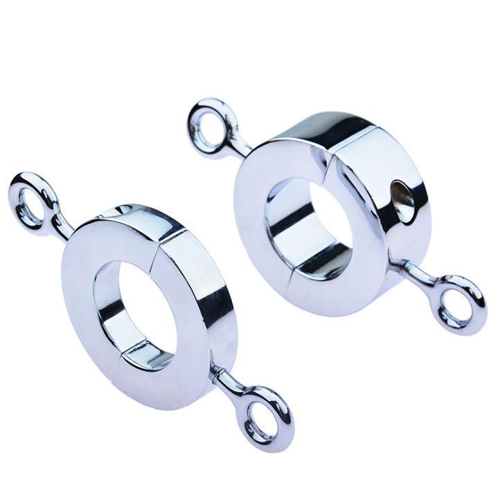 Metal Penis Weight & Scrotum Pendant for Men - Enhances Stamina & Firmness