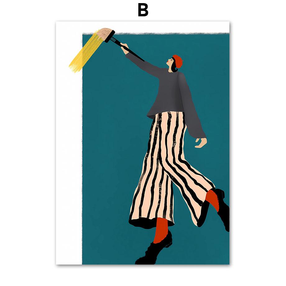 

Абстрактные минималистичные настенные художественные принты на холсте, картина для девочек, велосипедные постеры с цветами, современные иллюстрации, фотографии для декора гостиной 30X40cm No Framed