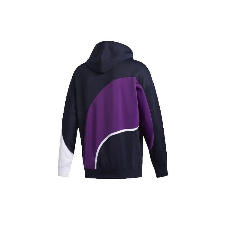 Adidas Originals Gradient Hooded Sweatshirt With Trefoil Logo Men Tops Legend-Ink FM1575