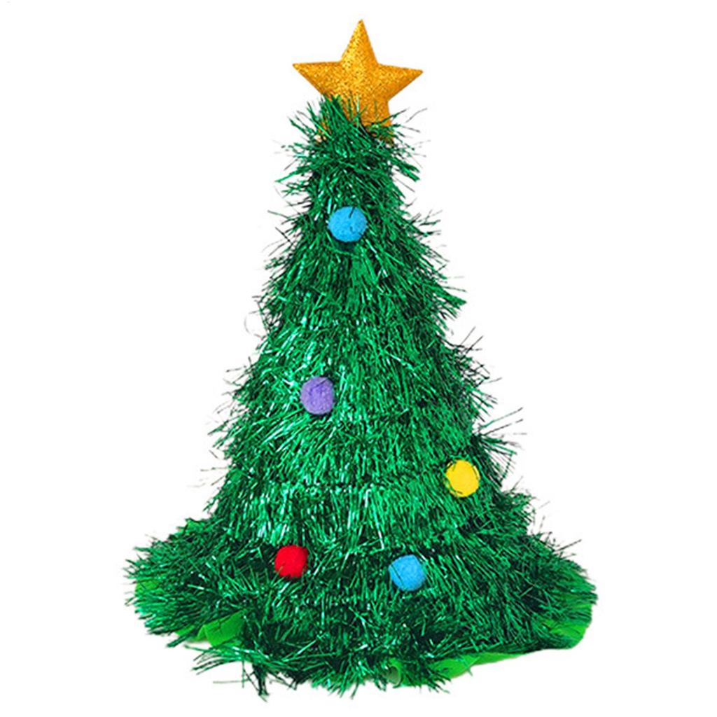 1 pièce Bonnets de Noël Guirlande Verte Costume Déguisement Accessoire Décorations Rouge Vert Thème Vacances Nouveauté Couvre-Chef Fête de Vacances