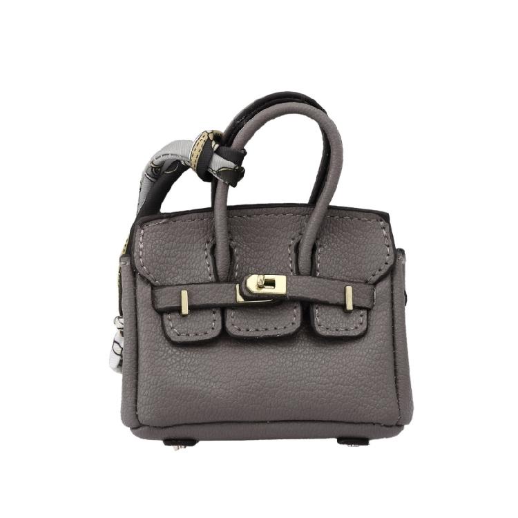 Creative Earphone Keychain Carrying Case Water Resistant Faux Leather Bag Compact Design Multiple Color Selection