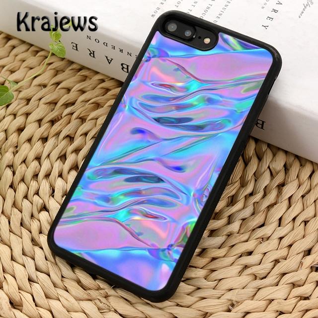 

Krajews Голографический Триповый Мягкий Чехол для Телефона Для iPhone 17 Air 16 15 14 plus 11 12 13 pro max Plus coque Fundas iPhone 13