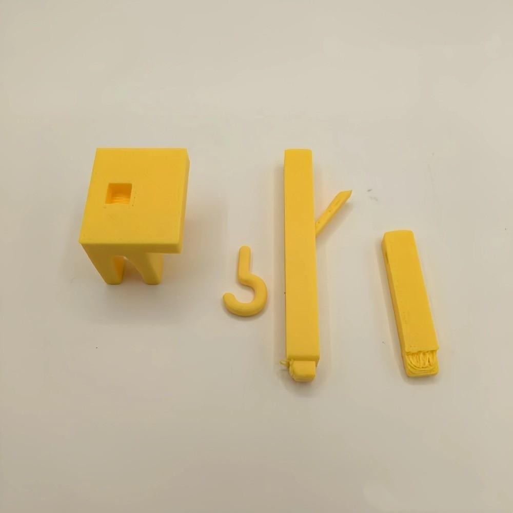 8PCS Plastic Tower Crane Tea Bag Holder Funny Tea Bag Hook Novelty Tea Bag Fixing Clip  Office