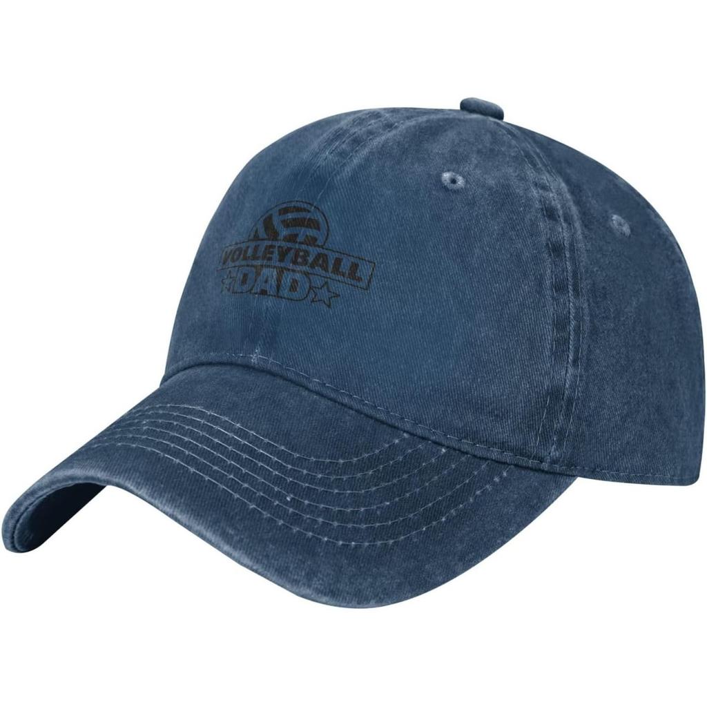 Volleyball Baseball Cap Washed Cotton Low Profile Adjustable Dad Hat for Unisex