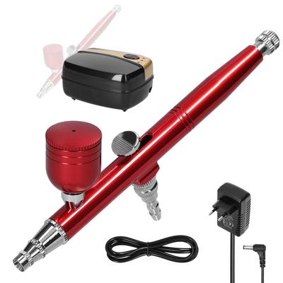 Multi Purpose Professional Airbrush Air Compressor Kit 18PSI 3Speed Adjustment Pump Airbrush Pen