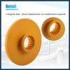 2pcs 5.31 Inch Rear Suspension Bump Stop Strut Bumper Bump Stop for Chevrolet Impala 2014-2020 No.13330714 Rubber Yellow Stylish Design