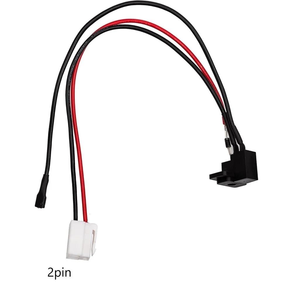 1pc Children Electric Vehicle Charger Socket 6V/12V/24V Round Children's Electric Car Charging Port With Integrated Fuse Protect