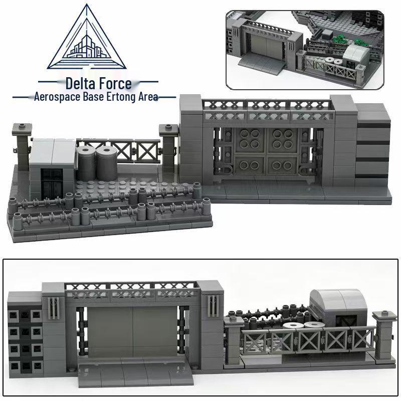 Military Aerospace Control Base Model Building Blocks Toy
