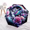 1pc Fantasy Unicorn Garden Umbrella with Plastic Handle,Suitable for All Seasons Home Travel Outdoor UmbrellaDD437