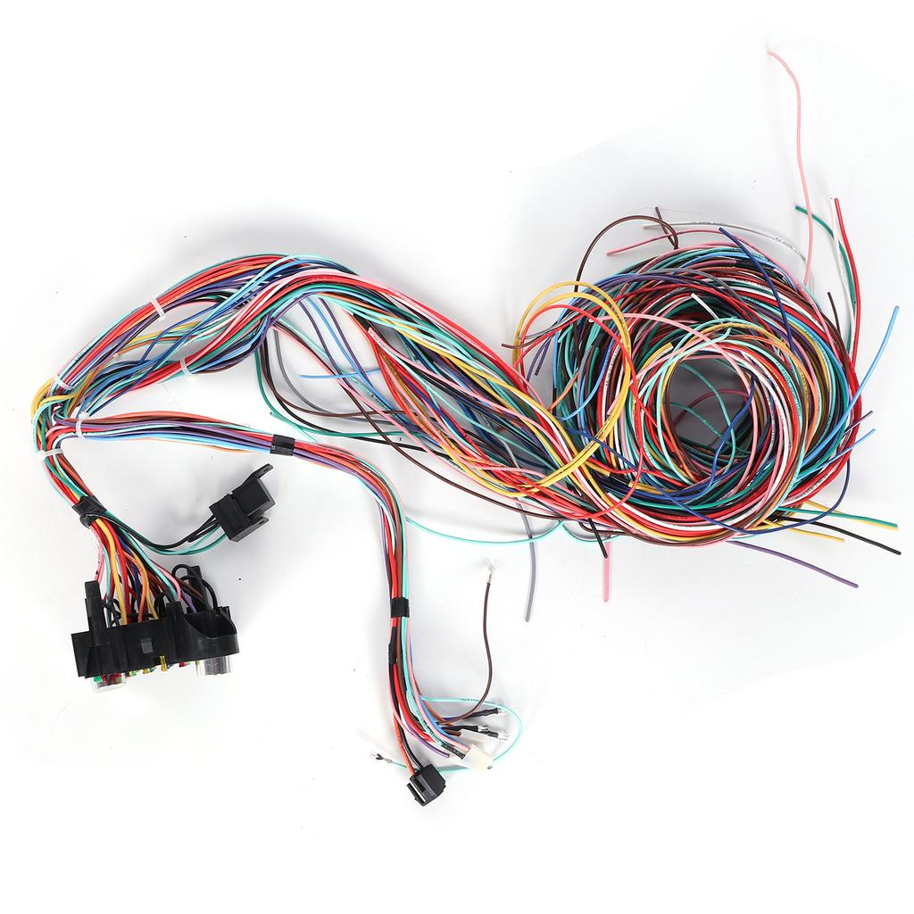12V 21 Circuit 21 Circuits Wiring Harness Kit Universal Accessory for Car Truck RV Motor Home