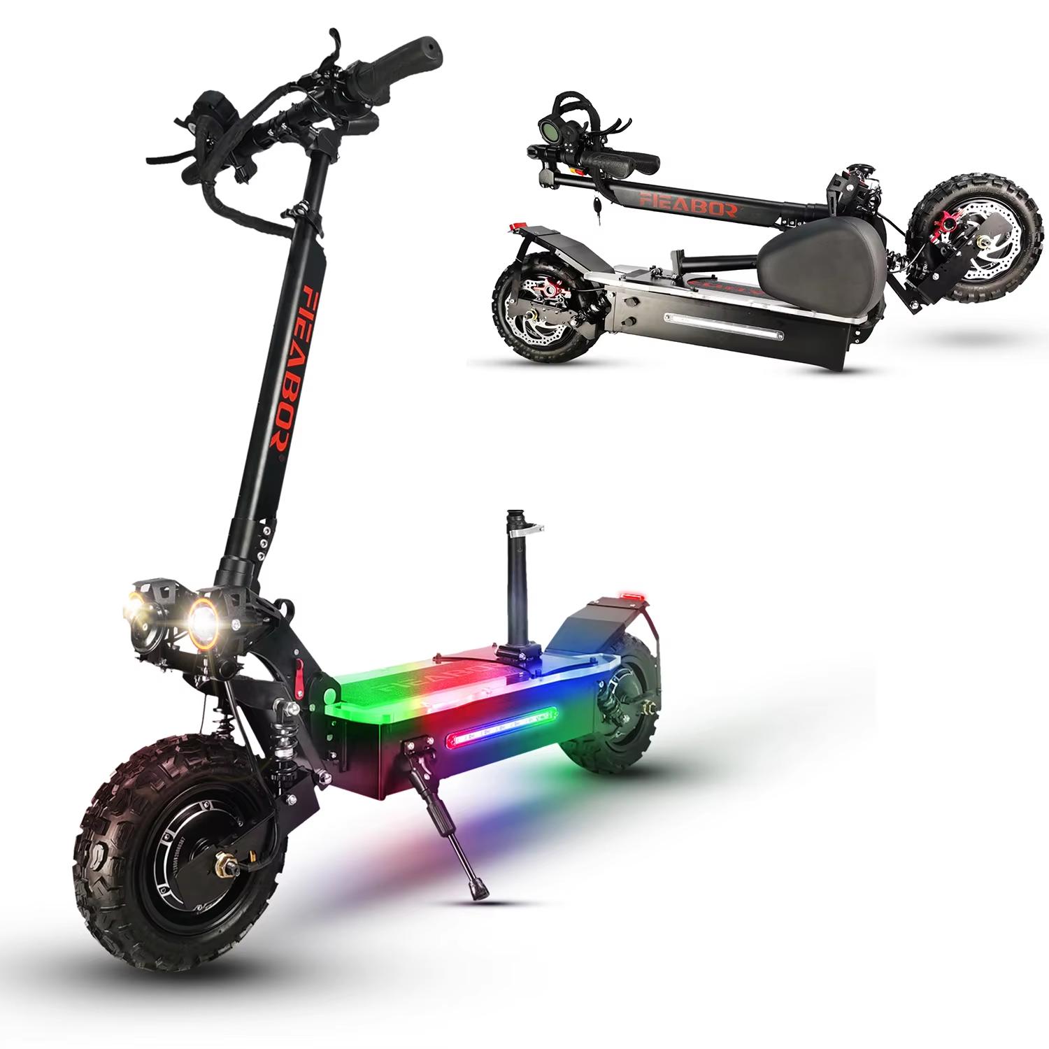 Q06Plus Electric Scooter, 5600W Powerful Dual
