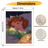 Disney Princess digital oil painting painting art sparkling crown princess handmade diy gift home decoration